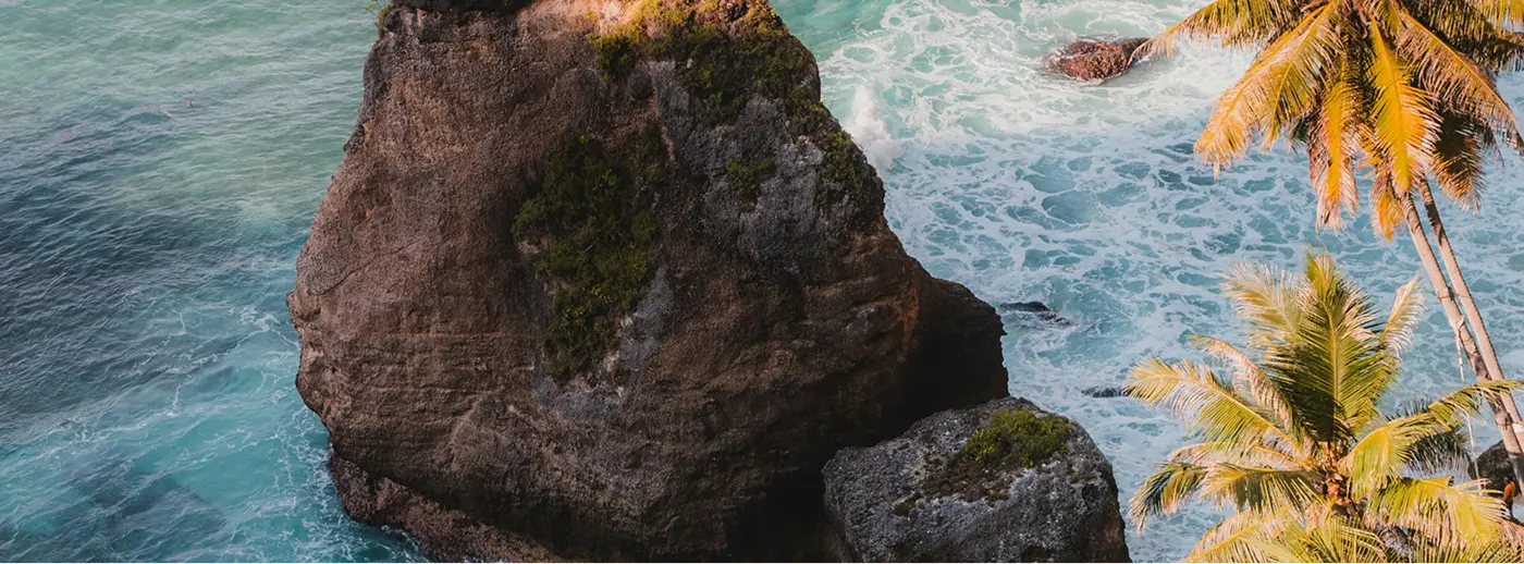 Scenic view of Bali mountains and valleys, representing diverse Bali tour packages